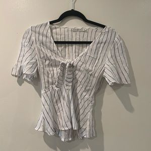 Abercrombie and Fitch knot-front blouse